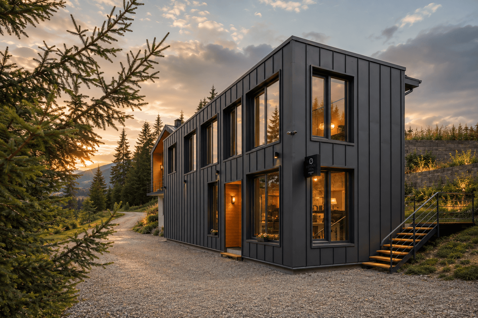 Кафе на території Cottage Grun