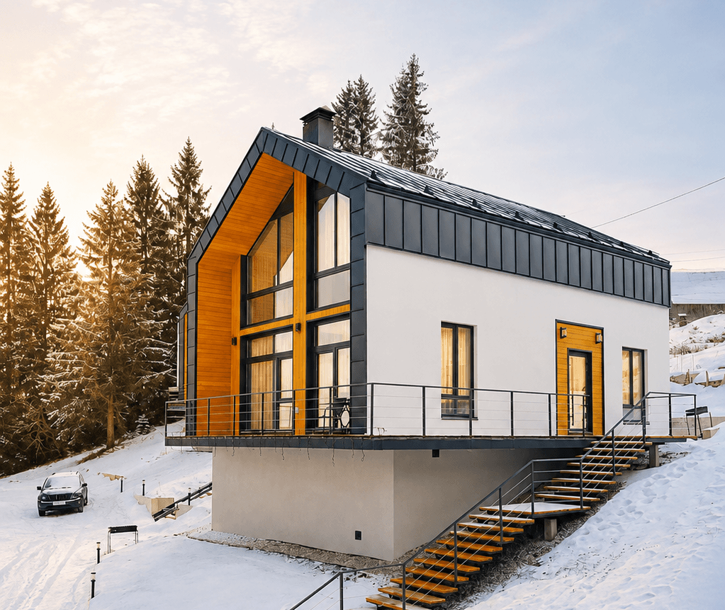 Фасад котеджу №2 Cottage Grun